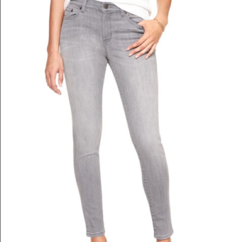 Banana Republic Skinny Grey Jeans Size 26